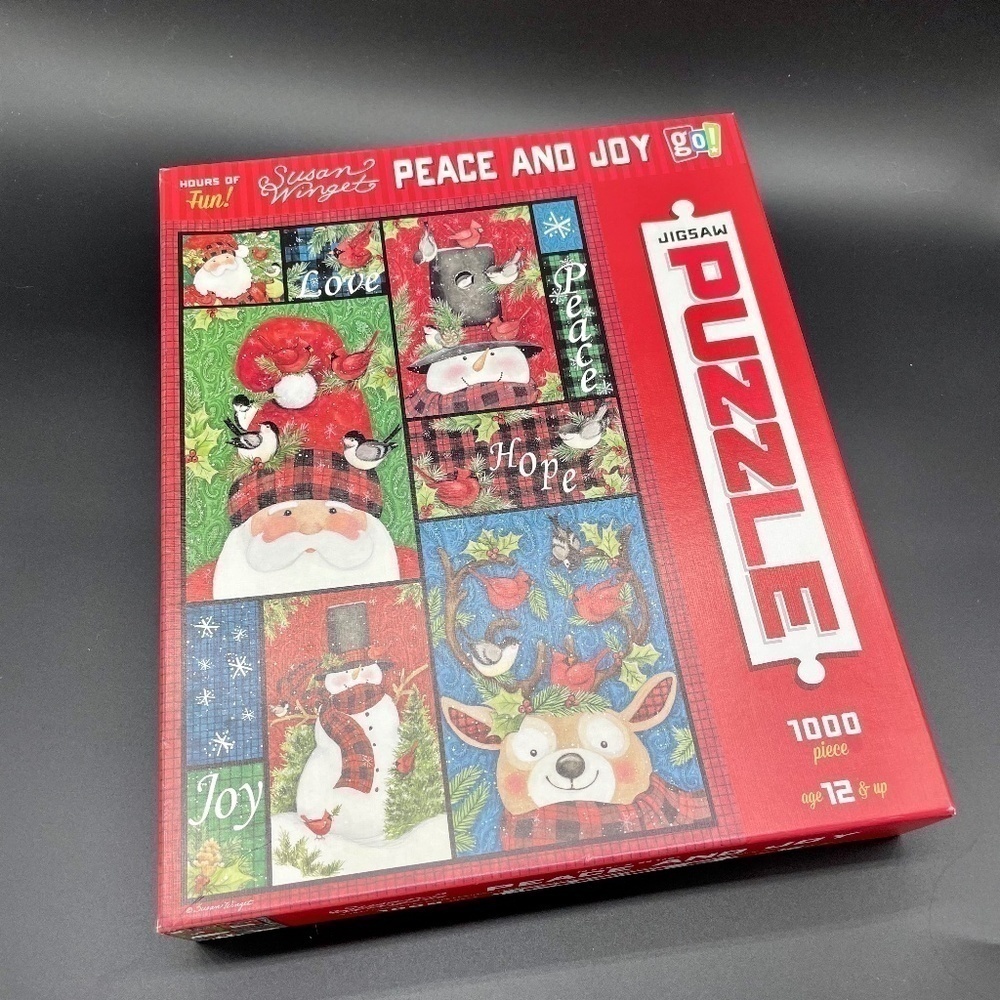 Peace and Joy‎ by Susan Winget Christmas Holiday 1000 Piece Puzzle